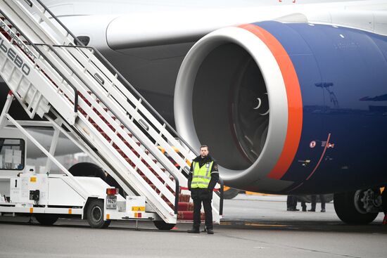 Russia Aeroflot New Airbus Plane