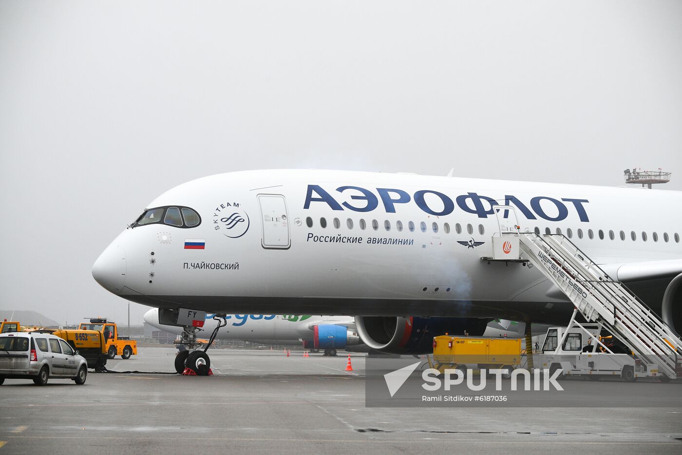 Russia Aeroflot New Airbus Plane