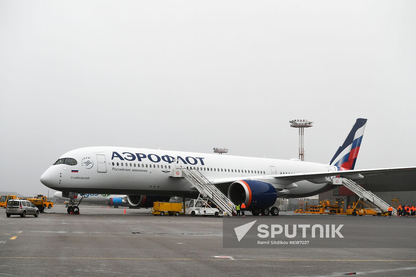 Russia Aeroflot New Airbus Plane