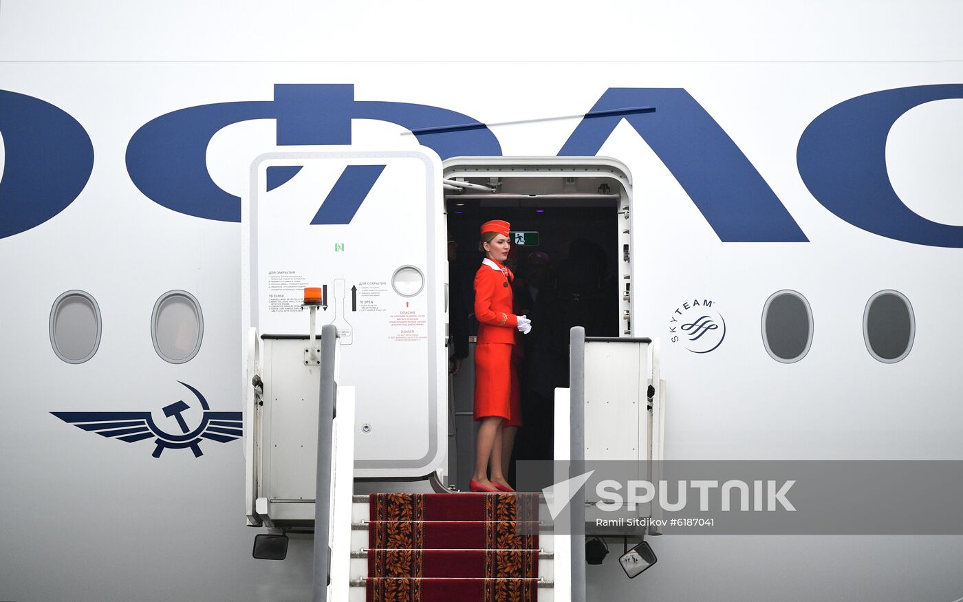 Russia Aeroflot New Airbus Plane