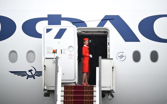 Russia Aeroflot New Airbus Plane