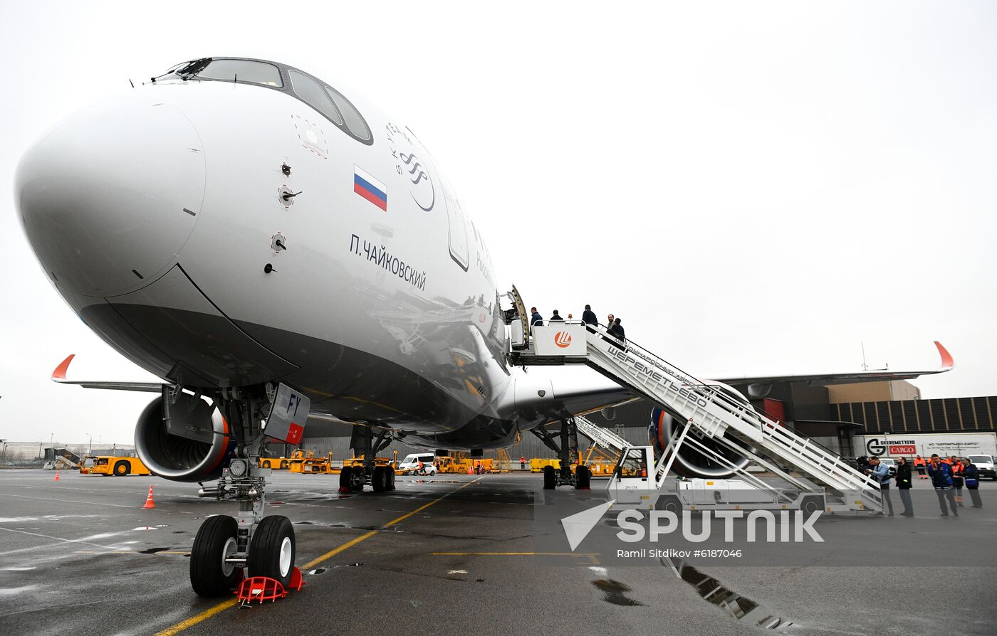 Russia Aeroflot New Airbus Plane