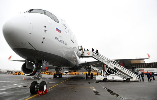 Russia Aeroflot New Airbus Plane