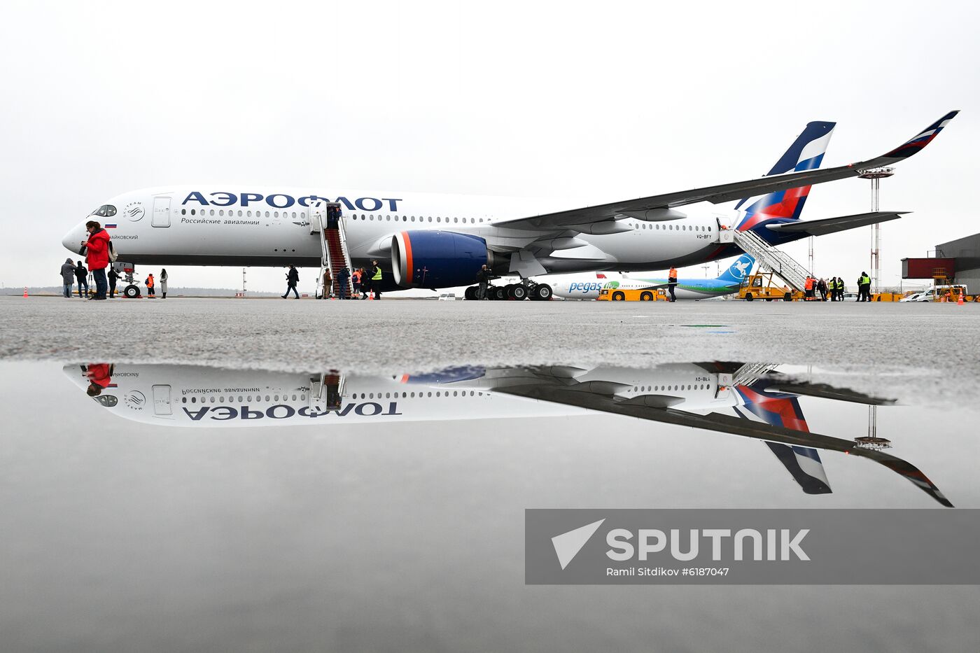 Russia Aeroflot New Airbus Plane