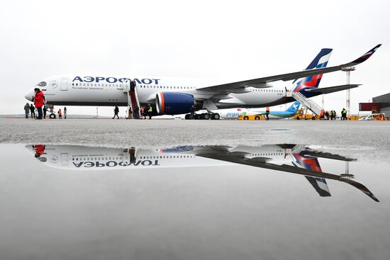 Russia Aeroflot New Airbus Plane