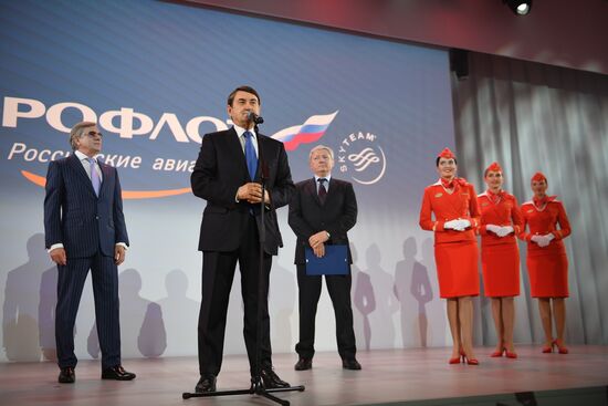 Russia Aeroflot New Airbus Plane