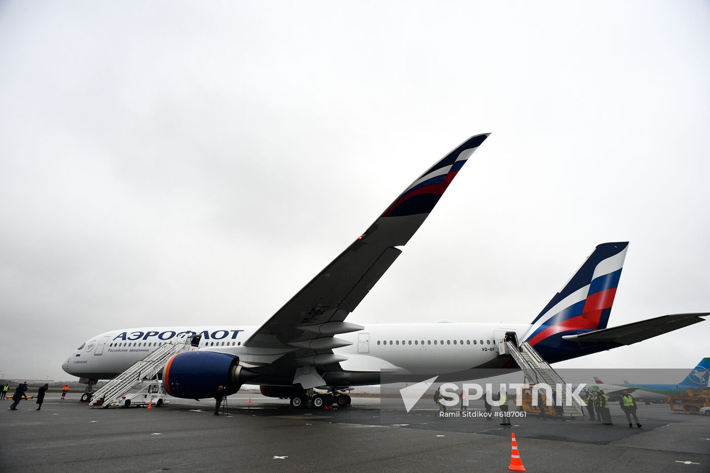 Russia Aeroflot New Airbus Plane