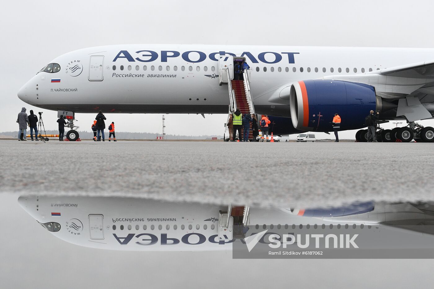 Russia Aeroflot New Airbus Plane