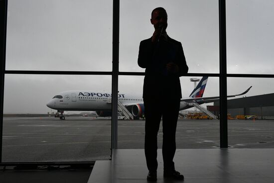 Russia Aeroflot New Airbus Plane