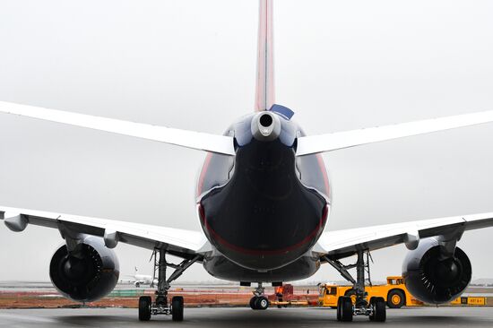 Russia Aeroflot New Airbus Plane