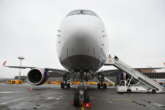 Russia Aeroflot New Airbus Plane