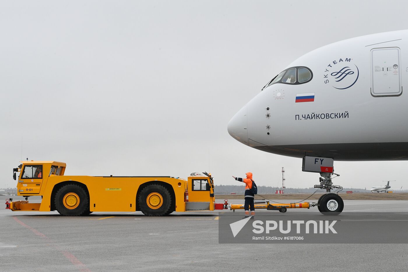 Russia Aeroflot New Airbus Plane