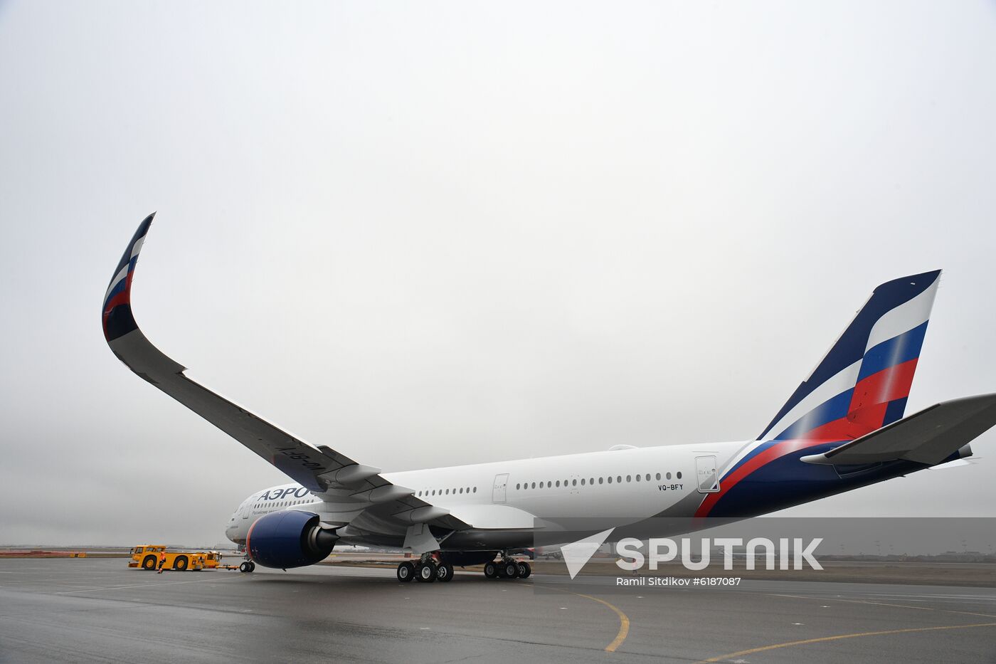 Russia Aeroflot New Airbus Plane