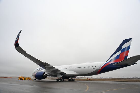 Russia Aeroflot New Airbus Plane