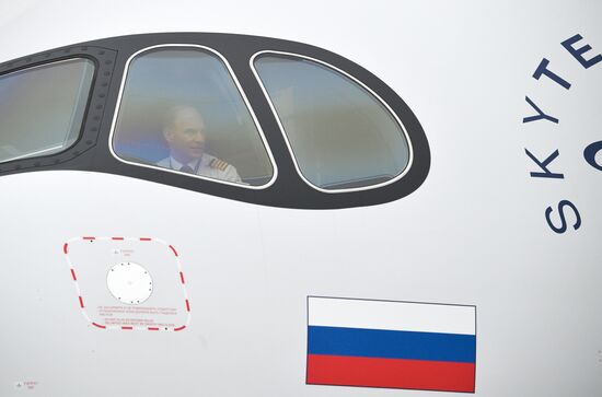 Russia Aeroflot New Airbus Plane