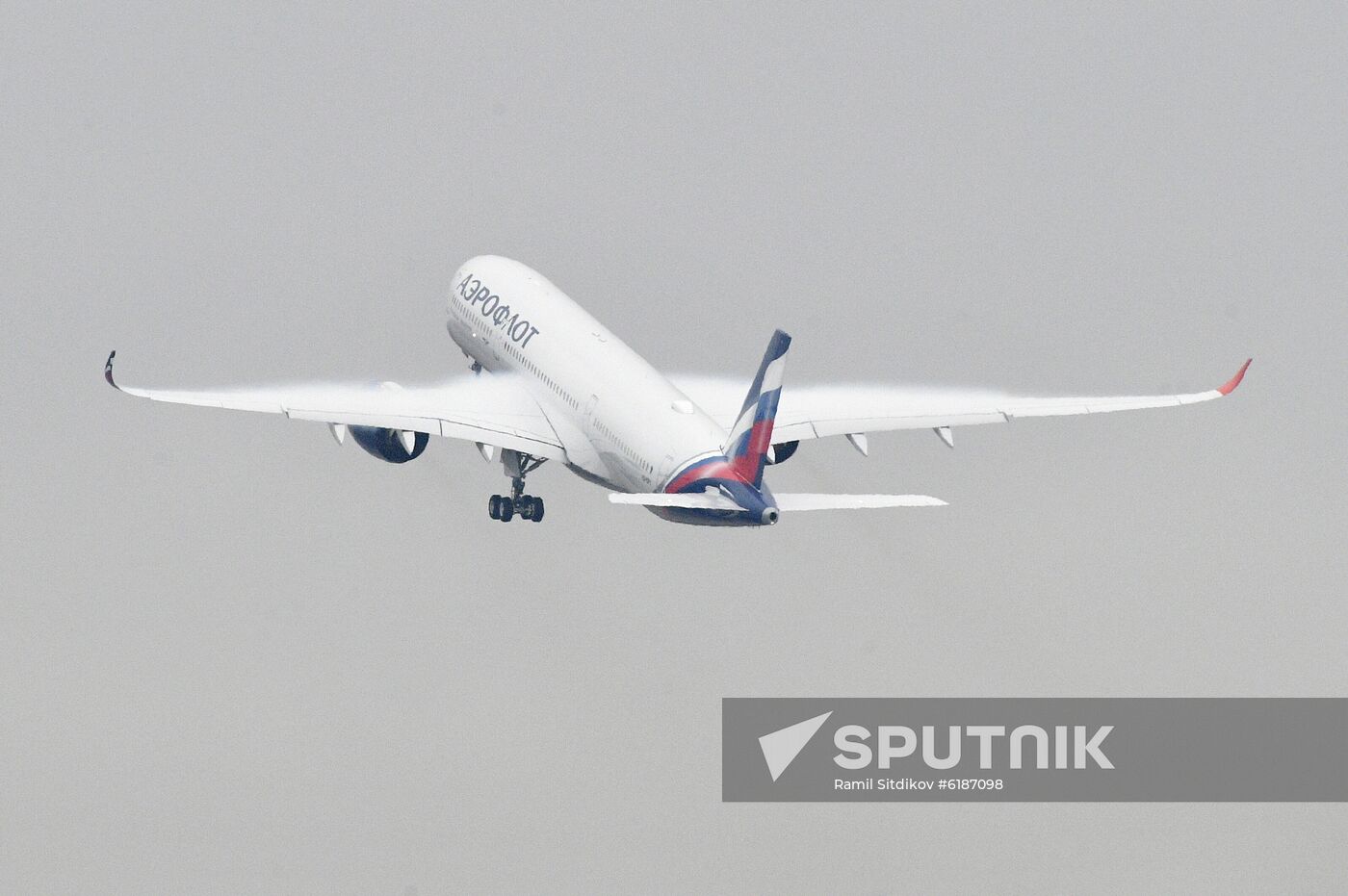 Russia Aeroflot New Airbus Plane