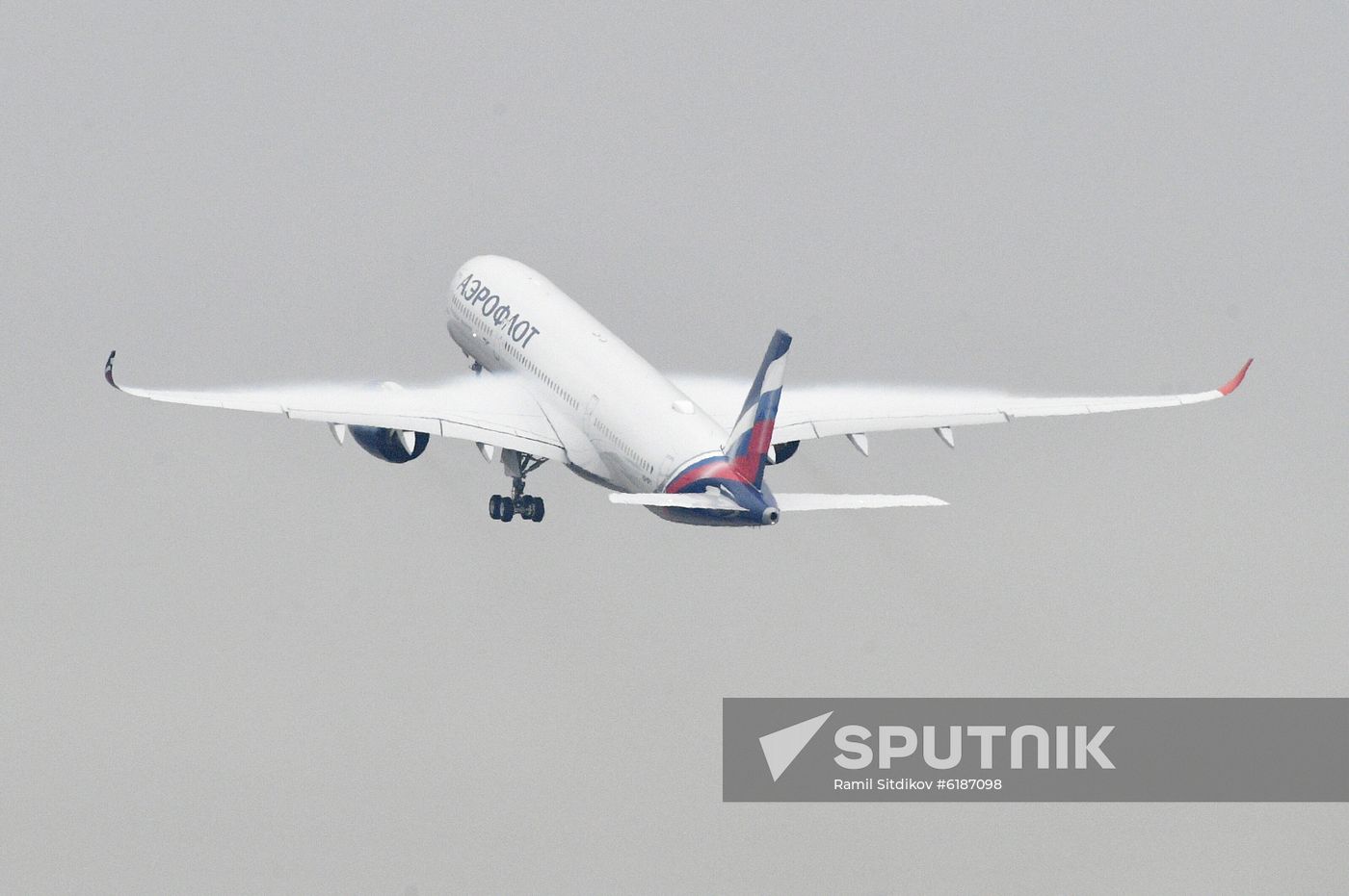 Russia Aeroflot New Airbus Plane