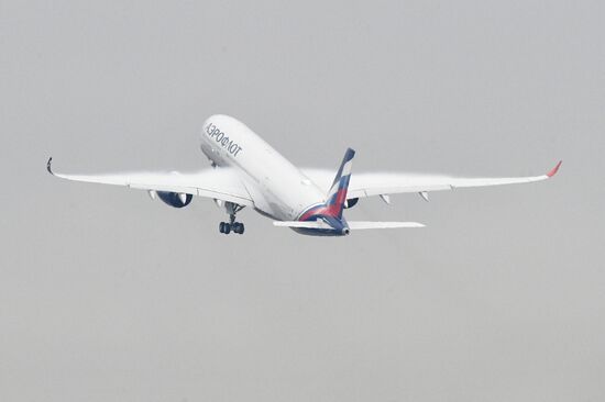 Russia Aeroflot New Airbus Plane