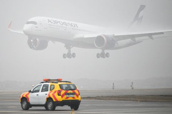 Russia Aeroflot New Airbus Plane