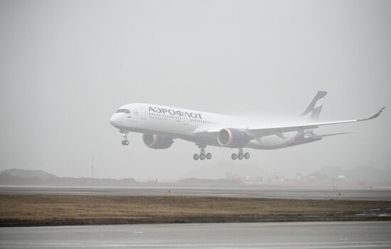 Russia Aeroflot New Airbus Plane