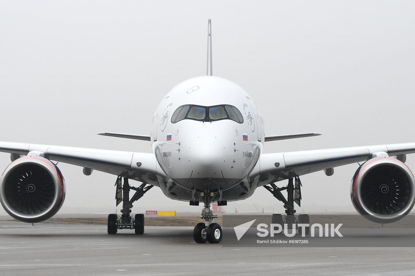 Russia Aeroflot New Airbus Plane