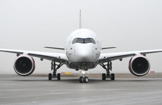 Russia Aeroflot New Airbus Plane