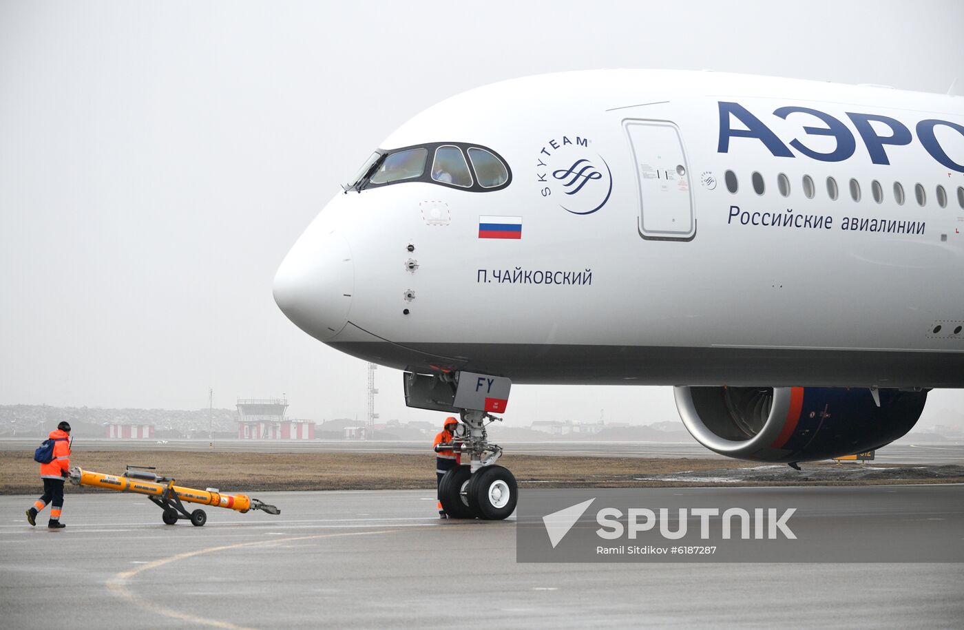 Russia Aeroflot New Airbus Plane