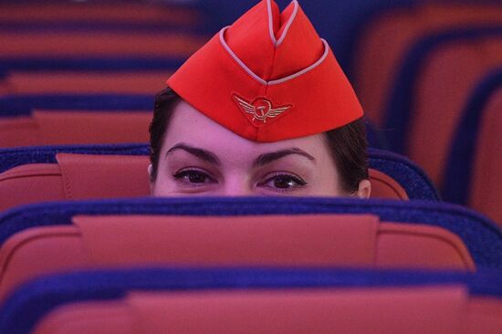 Russia Aeroflot New Airbus Plane