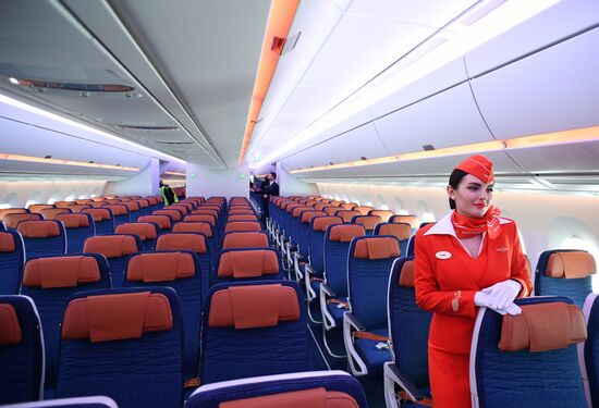 Russia Aeroflot New Airbus Plane