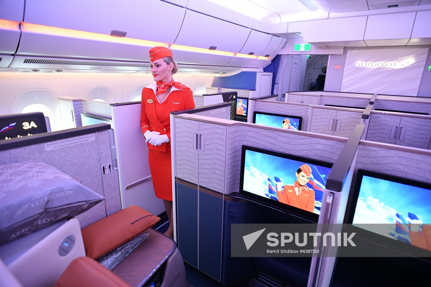 Russia Aeroflot New Airbus Plane