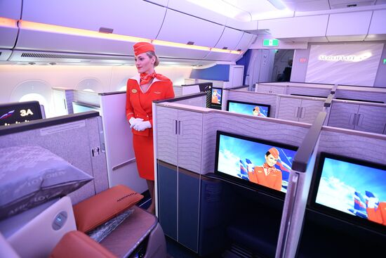 Russia Aeroflot New Airbus Plane