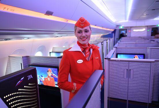 Russia Aeroflot New Airbus Plane