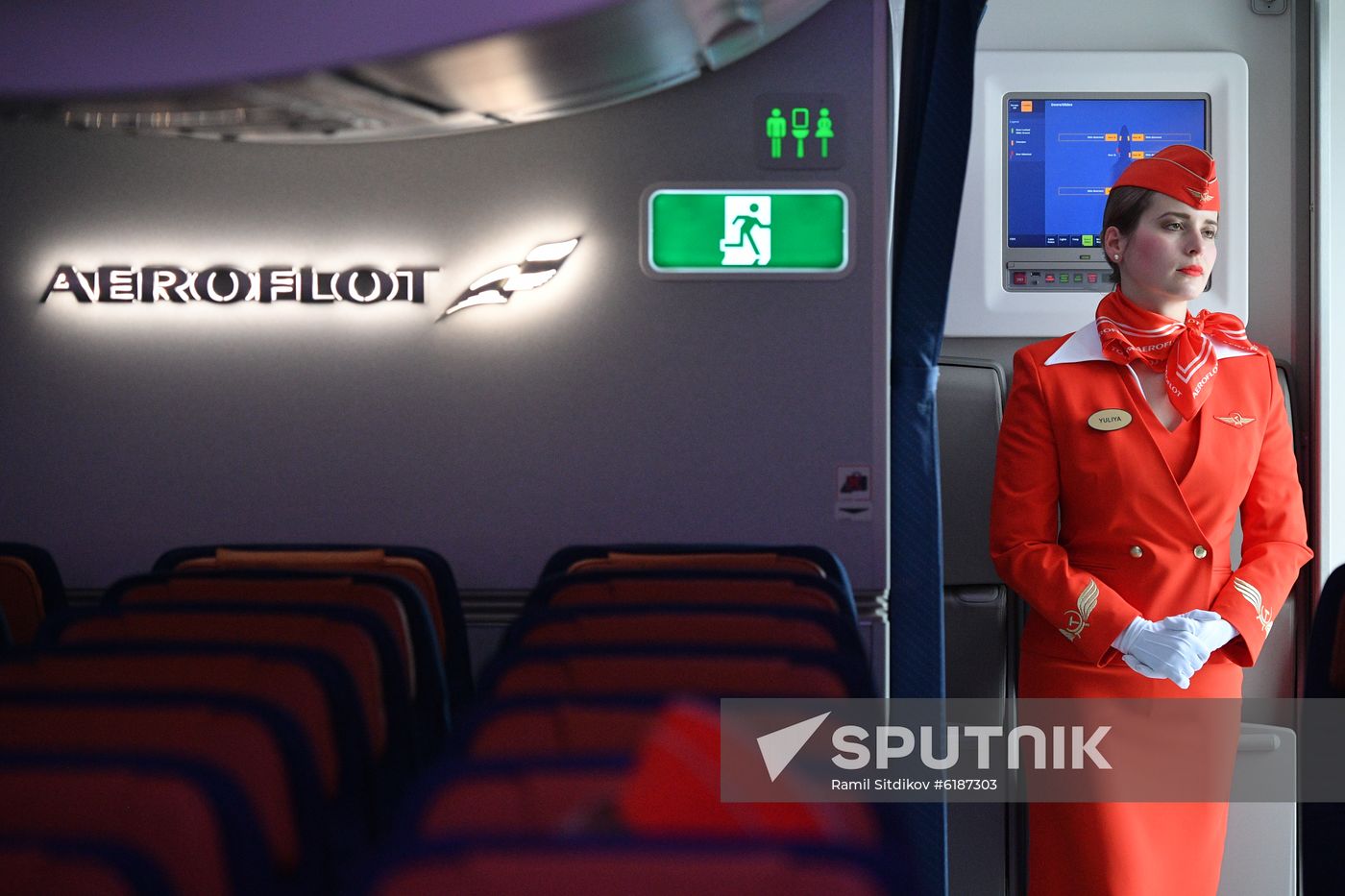 Russia Aeroflot New Airbus Plane