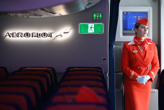 Russia Aeroflot New Airbus Plane