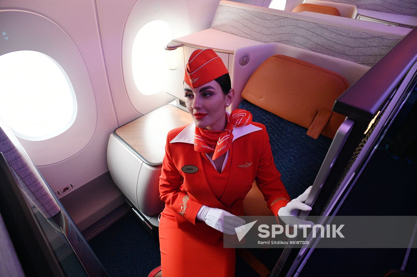 Russia Aeroflot New Airbus Plane