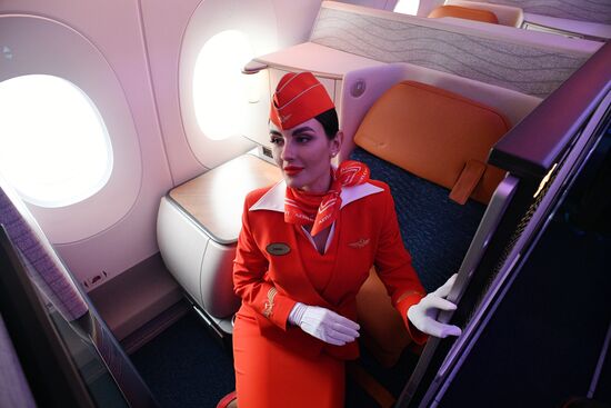Russia Aeroflot New Airbus Plane