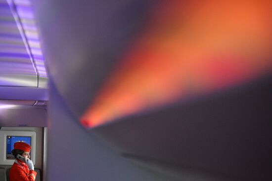 Russia Aeroflot New Airbus Plane