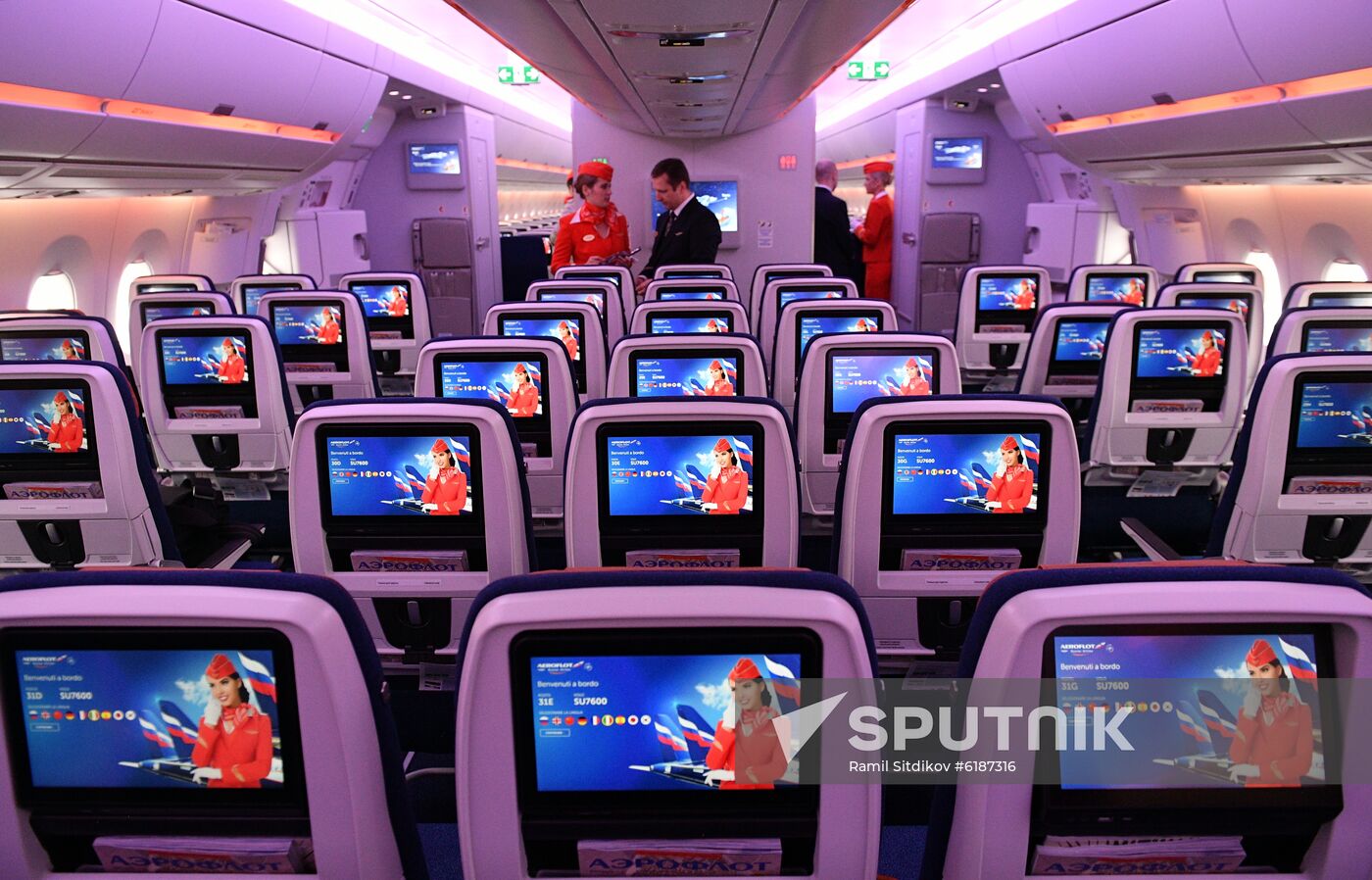 Russia Aeroflot New Airbus Plane