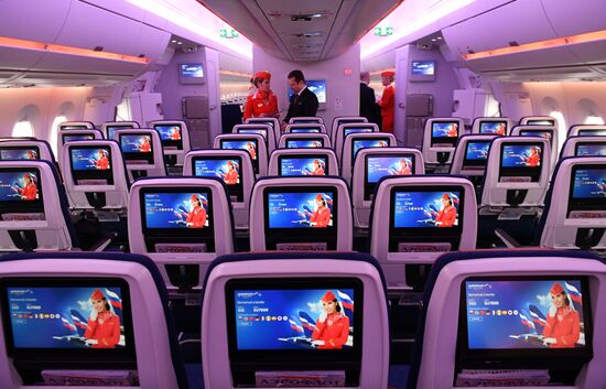 Russia Aeroflot New Airbus Plane