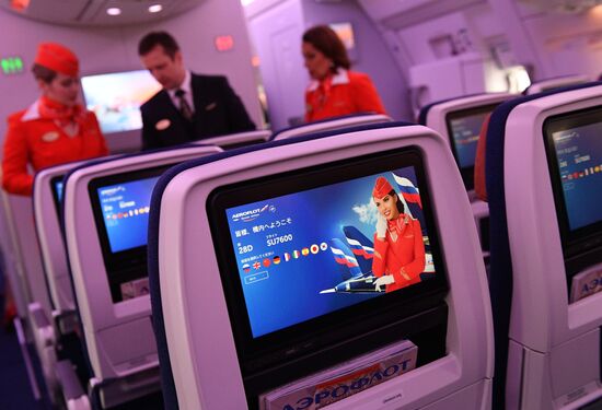 Russia Aeroflot New Airbus Plane