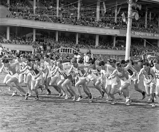 International track-and-field competitions for prizes of Pravda newspaper