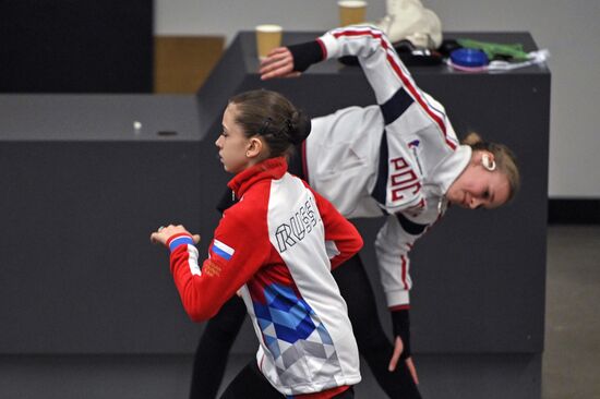 Estonia Figure Skating Worlds Junior Training