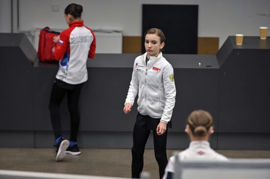 Estonia Figure Skating Worlds Junior Training
