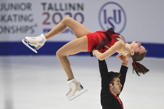 Estonia Figure Skating Worlds Junior Pairs