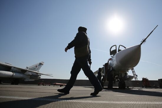 Russia Air Force Drills