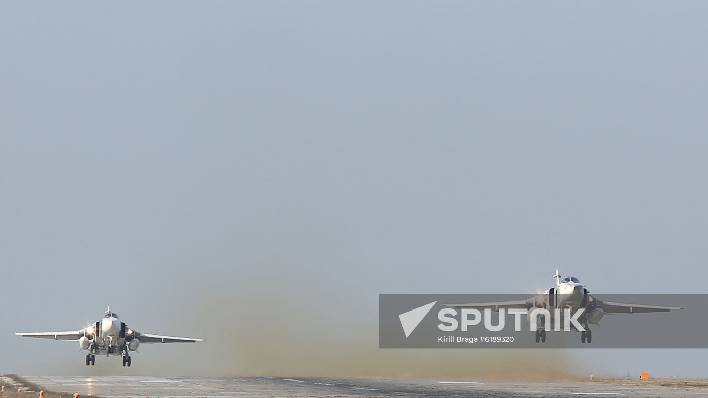 Russia Air Force Drills