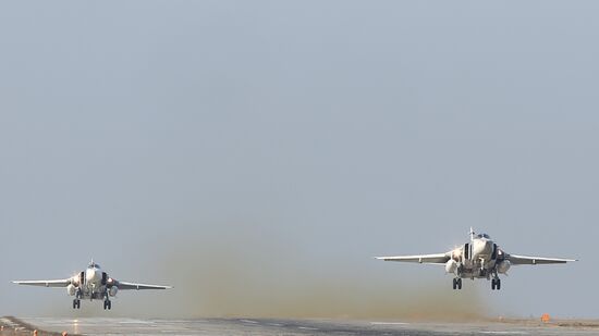 Russia Air Force Drills