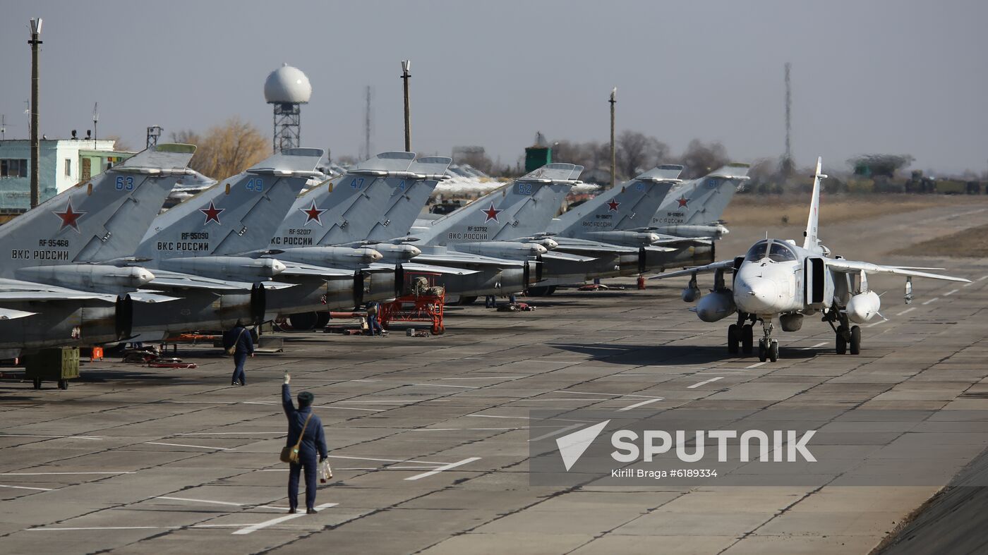 Russia Air Force Drills