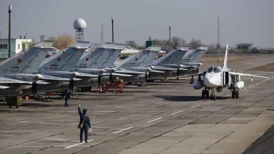 Russia Air Force Drills