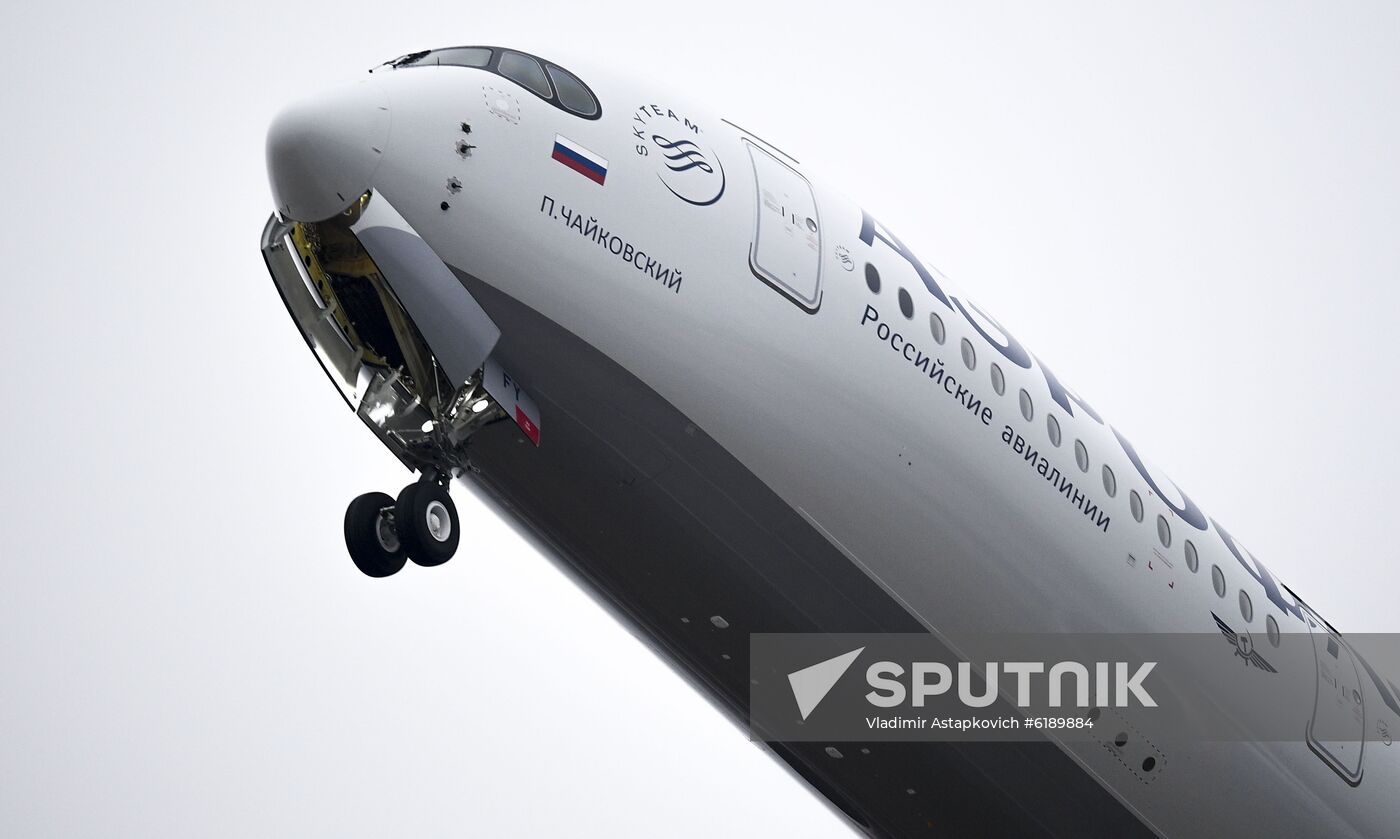 Russia Aeroflot New Airbus Plane